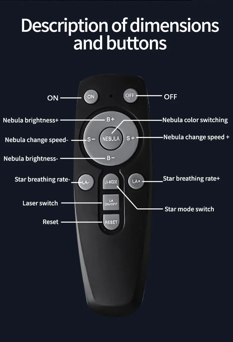 Galaxy Dream Light™ — Projecteur Galaxie LED | Transforme ta chambre en univers étoilé ✨